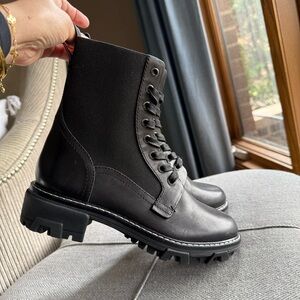 Rag & Bone Shiloh Black Leather boot